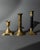 Vintage Brass Candleholders, 1940s, Set of 3 For Sale - Image 6 of 11