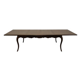 High End Vintage Oak Country French Provincial 119" Dining Table 1610-50 For Sale