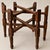 Wood Antique Hand-Crafted Brass and Hardwood Occasional Tea Table, 1890s, Set of 2 For Sale - Image 7 of 11