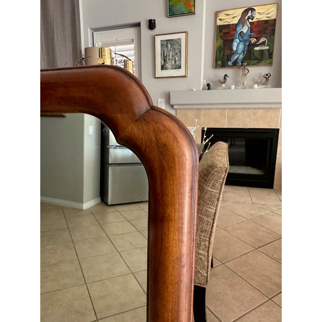 Mid 20th Century Rectangle Walnut Widdicomb Wall Mirror For Sale - Image 9 of 12