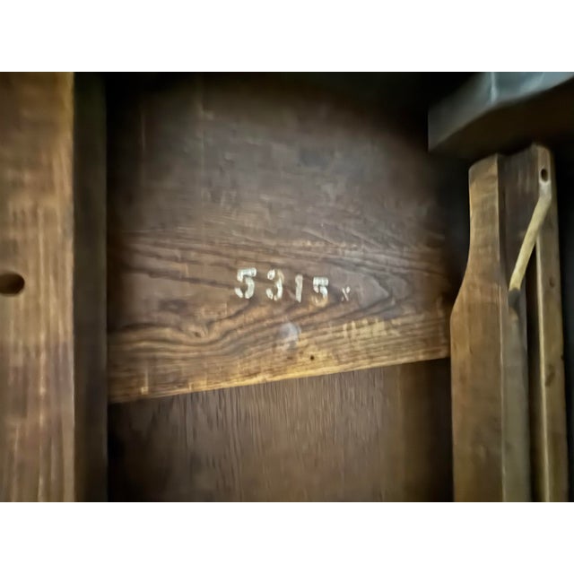 Viking Oak Mid 20th Century Arts & Crafts Dining Table Attributed to Romweber For Sale - Image 9 of 12