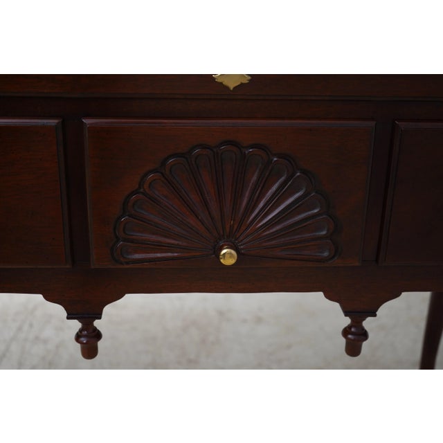 Councill Craftsmen New England Design Mahogany Lowboy For Sale - Image 9 of 12