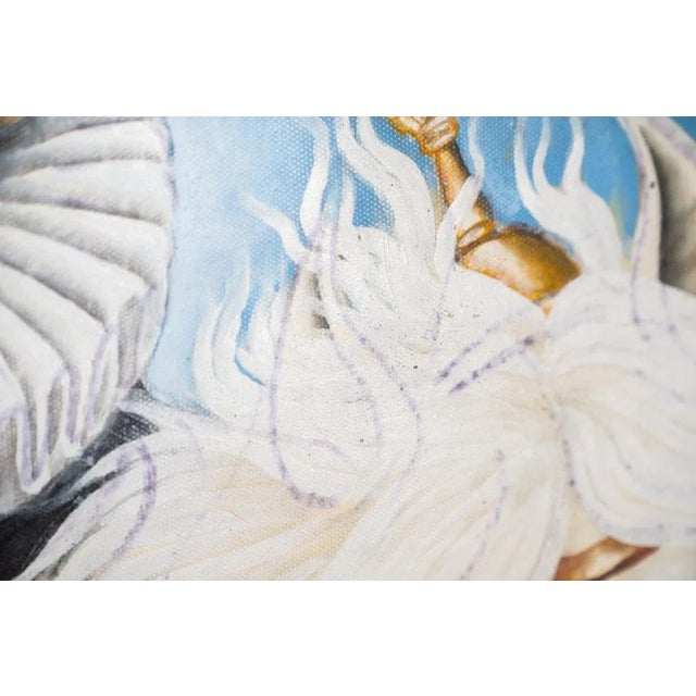 Painting, Oil on Canvas, 1950s For Sale - Image 8 of 16