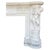 Hand Carved Marble Fireplace with Children Statues For Sale - Image 3 of 5