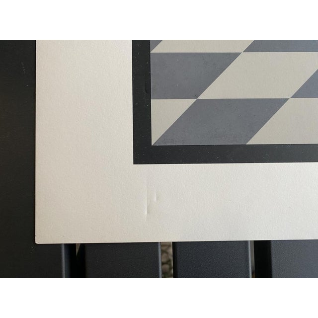 Erwin Heerich, Abstract Composition, 1973, Original Serigraph on White Cardboard For Sale - Image 11 of 15