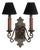 Vintage Wall Mounted Light in Steel, 1920s For Sale