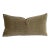 Schumacher Strie Velvet in Flax Lumbar Pillow Cover For Sale