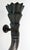 Late 20th Century Large Bronze Horn Torch Candle Sconces With Flared Feather Tops For Sale In Miami - Image 6 of 10