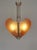 Metal French Art Deco Chandelier by Petitot 1930 France For Sale - Image 7 of 13