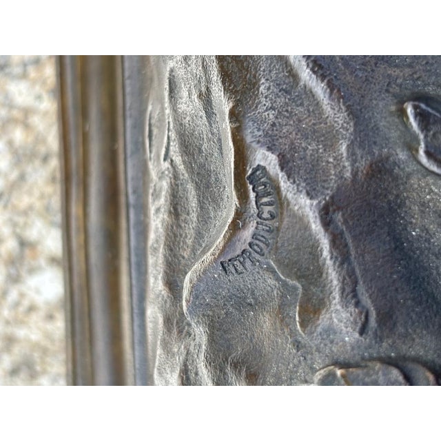 Metal After Jules Moignez, Setter Dog with Game, 1920s, Bronze For Sale - Image 7 of 12