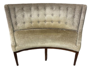 Michael Weiss for Vanguard Furniture Curved Tufted Sofa
