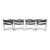 Gray Vintage Dining Chairs by Vittorio Introini for Mario Sabot, 1970, Set of 4 For Sale - Image 8 of 18