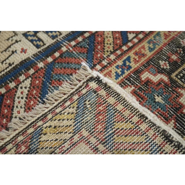 Antique Shirvan Rug 3'3'' x 5'9''.