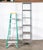 Gray Vintage Tall Industrial Style Etagere For Sale - Image 8 of 9