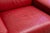 Contemporary Post Modern American Leather Red Tuscany Chair For Sale In Detroit - Image 6 of 7