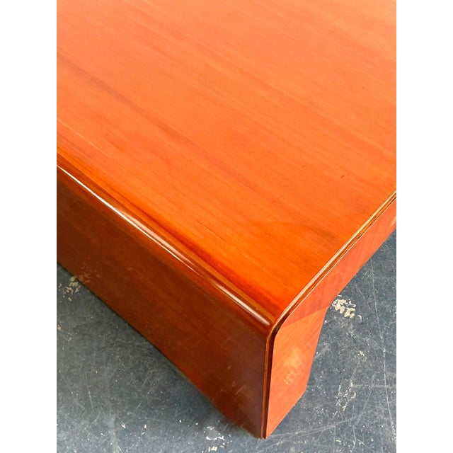 Vintage Ralph Lauren “Dalton” Waterfall Wood Coffee Table For Sale - Image 14 of 18