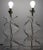 Plastic 1970s Hollywood Regency Stacked Lucite Table Lamps - a Pair For Sale - Image 7 of 8