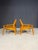 Wood Vintage Wooden Armchairs with Leather Upholstery, 1940s, Set of 2 For Sale - Image 7 of 13
