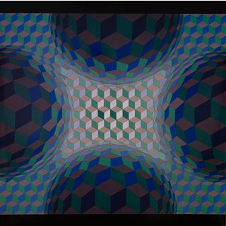 Victor Vasarely, CHEYT STRI TON, Etching For Sale