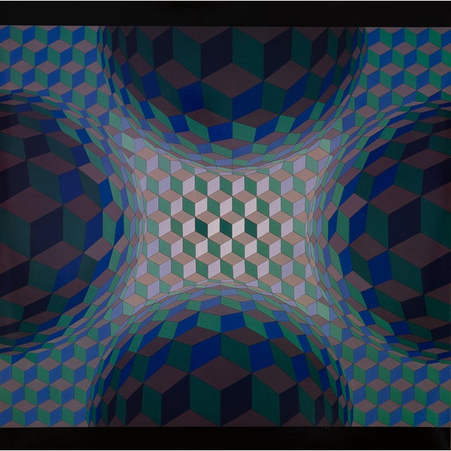 Victor Vasarely, CHEYT STRI TON, Etching For Sale