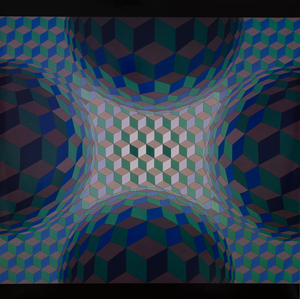 Victor Vasarely, CHEYT STRI TON, Etching