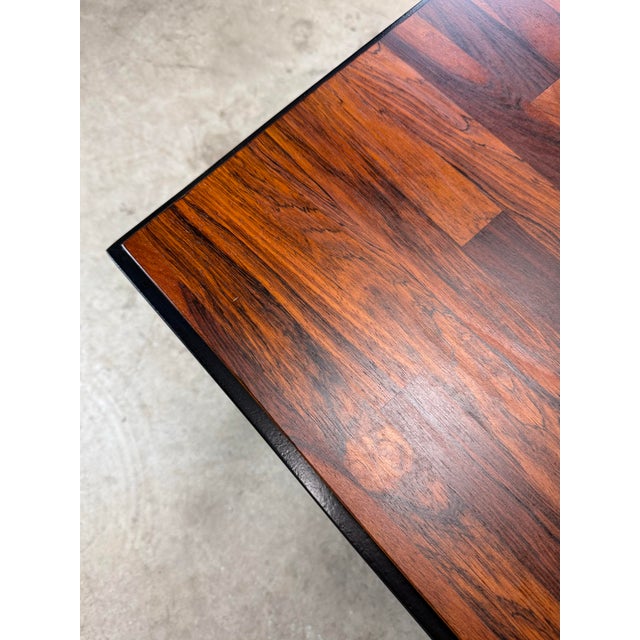 Mid Century Modern Rosewood and Ebonized Wood Side Table by Founders Furniture For Sale - Image 9 of 12