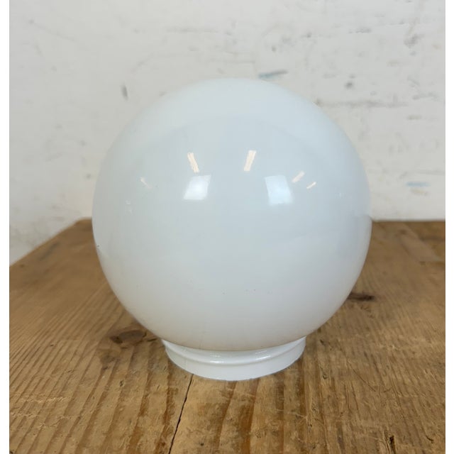 Plastic Vintage Brown Bakelite Wall or Ceiling Light with Milk Glass, 1960s For Sale - Image 7 of 10