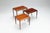 Set of three johannes andersen nesting tables in santos rosewood, produced by cfc silkeborg møbelfabrik, denmark, 1960s. A...
