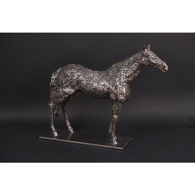 Hugo Verheyen, Sculpture Standing Horse, 1980, Metal For Sale - Image 11 of 11