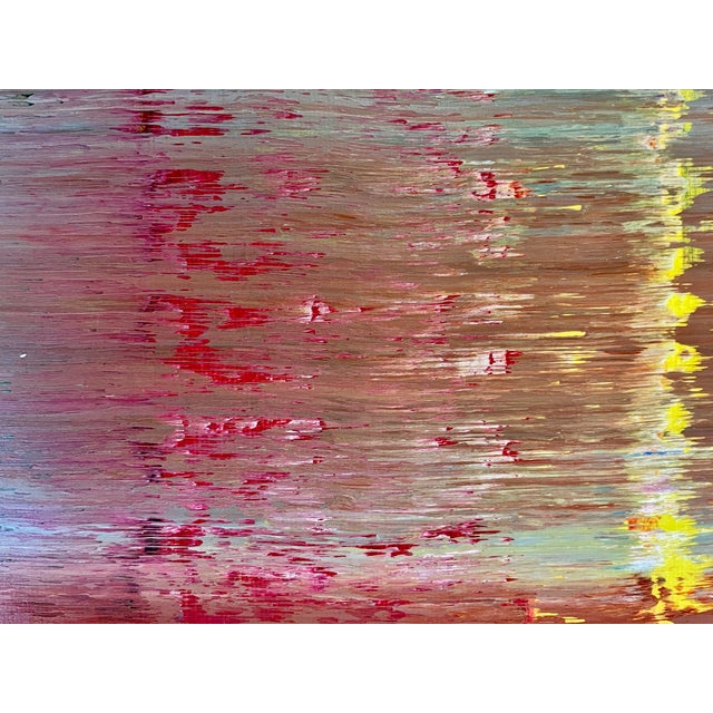 Contemporary Abstract Oil on Canvas "Abstract Informal 2024-2113-3" by Robert Niesse For Sale - Image 9 of 10