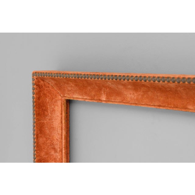 Fabric Covered Picture Frame, 1890s For Sale - Image 5 of 6