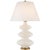 Modern Christopher Spitzmiller by Visual Comfort Signature Smith Medium Table Lamp in Ivory with Linen Shade For Sale - Image 3 of 3