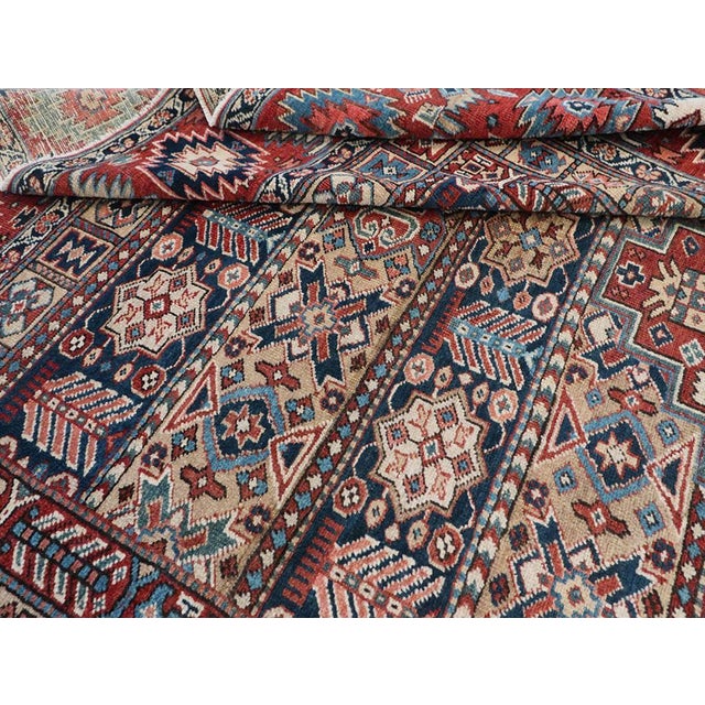 Galerie Shabab Collection Early 20th Century Persian Heriz Carpet For Sale - Image 10 of 10