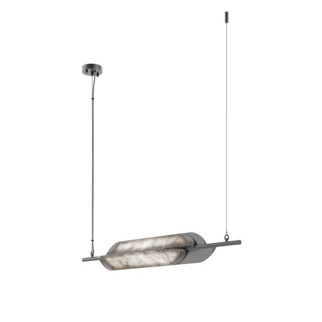 Metal Glacier II Pendant Lamp by Porus Studio For Sale - Image 7 of 12
