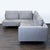 Modern Bensen Canyan Modern Gray Sectional Sofa With Metal Legs For Sale - Image 3 of 7