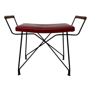 Midcentury Modern Stool by Hans-Agne Jakobsson, 1950s For Sale