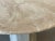 Eggshell 1980s Postmodern Vintage Travertine Round Dining/Entry Table Honed For Sale - Image 8 of 12