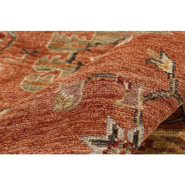 Vintage Turkish Oushak Rug, 09'05 X 14'04 For Sale In Dallas - Image 6 of 10