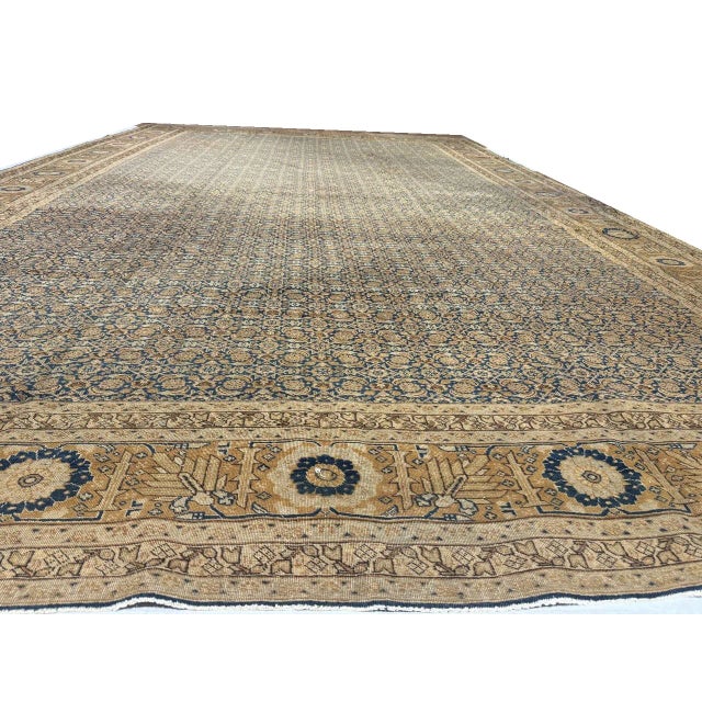 Antique Persian Tabriz Rug For Sale - Image 9 of 12