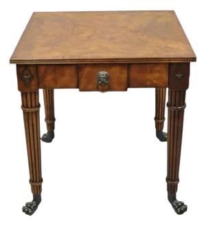 Theodore Alexander Althorp Regency Mahogany One Drawer Side Table a L50046