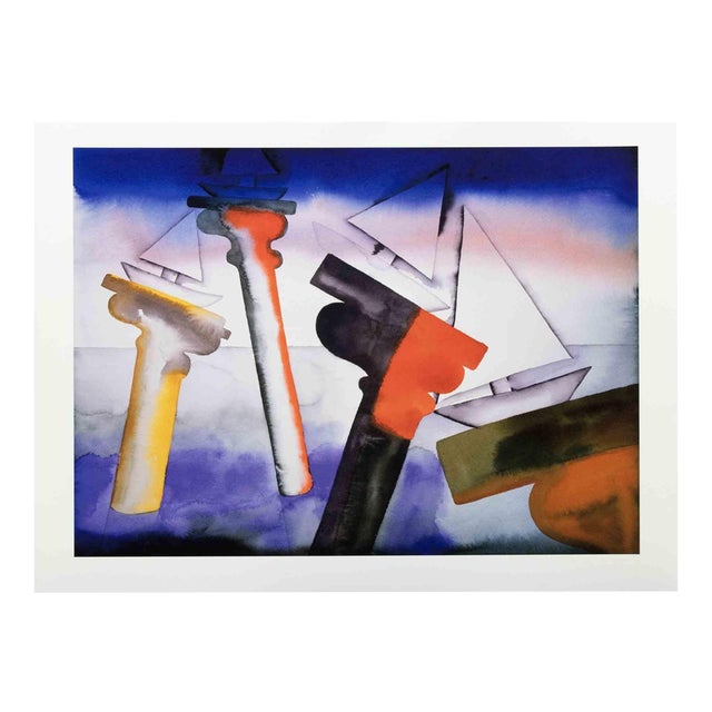 Francesco Clemente, The Past Protecting the Future, Lithograph, 2008 For Sale