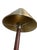 Mid-Century Modern Lauren Ralph Lauren Home Brass & Leather Buffet Table Lamps – Campaign Style Designer Lighting - Pair For Sale - Image 10 of 11