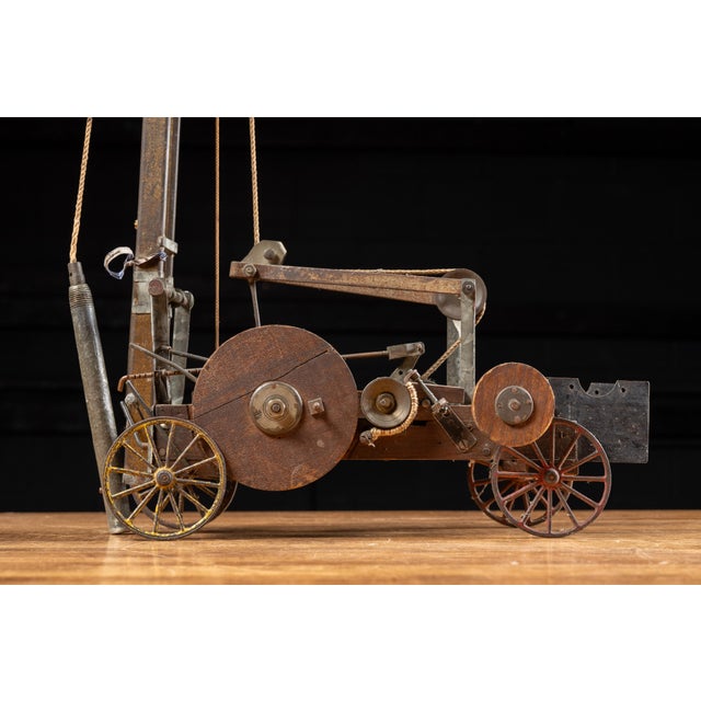 Early 20th Century Pile Driver Rig Salesman Sample For Sale - Image 15 of 16
