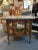 1900s Antique Oak Glass and Stone French Style Vitrine Cabinet With Velvet Interior For Sale - Image 13 of 13