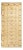 Mogul Collection Hand-Knotted Runner - Ivory 6' 0" x 13' 6" For Sale