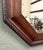 Antique English Jacobean Mirror Framed Beveled Octagonal Oak c.1930s For Sale - Image 4 of 18