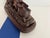 Asian Carved Wood Dragon Roof Tile Lamp & Shade For Sale - Image 12 of 15