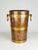 French Oak Aluminum and Brass Ice Bucket from Geraud Lafitte Ouvrier, 1950s For Sale - Image 4 of 9