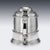 Vintage Italian Silver Plated Lidded Tankard Ice Bucket, 1970 For Sale - Image 4 of 15