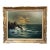 20th Century Oil on Canvas Framed Signed by German American Artist Peter Hermann Schmidt ( 1886-1974) Seascape at Sunset For Sale